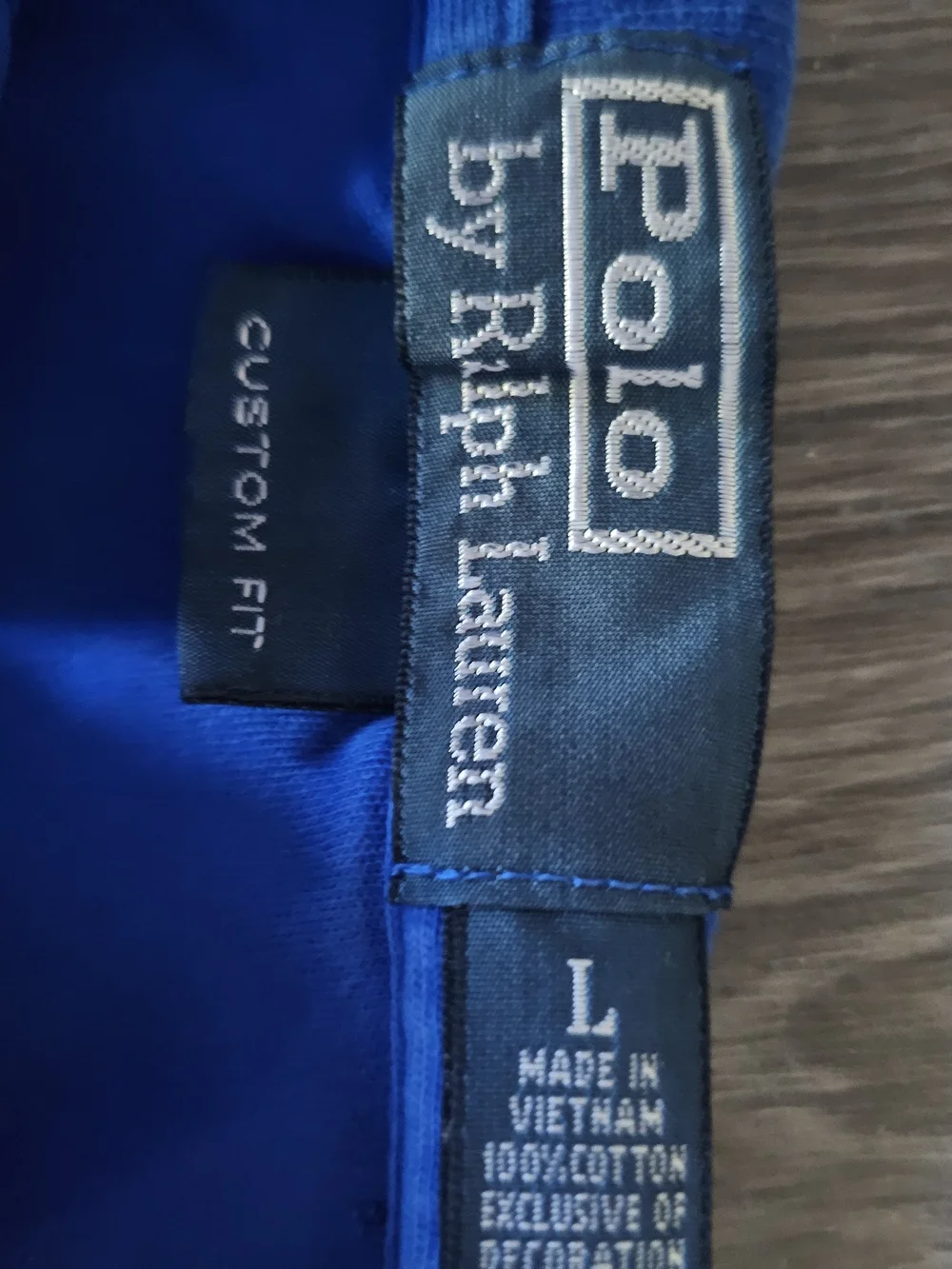 Ralph Lauren Royal Blue Polo with Red Pony Logo